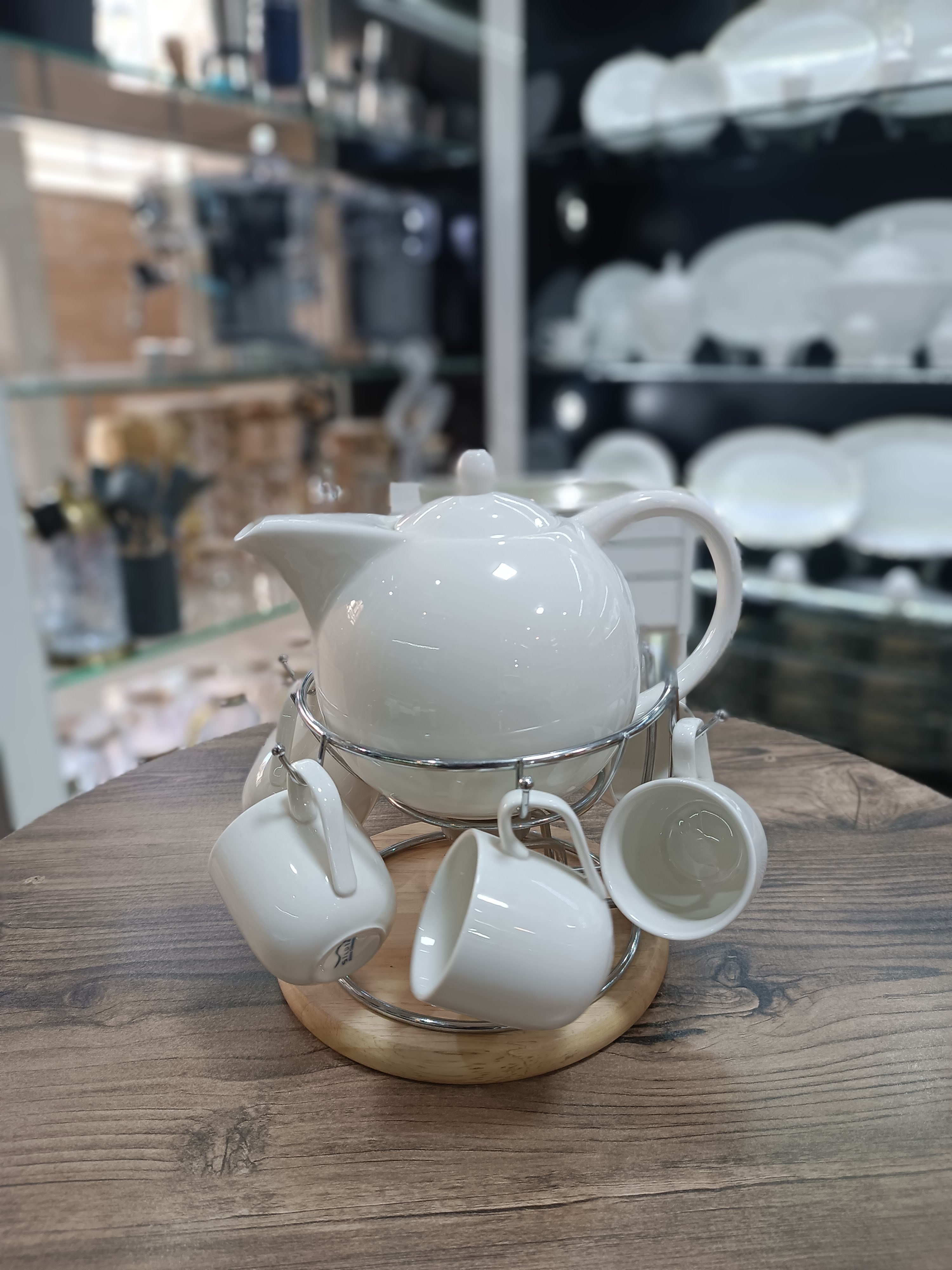 سرویس چای خوری چوب سرامیک (خارجی)